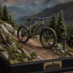 Mountain Bike Diorama Display Set