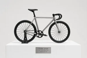 Fixed Gear Track Bike Miniature 1:12