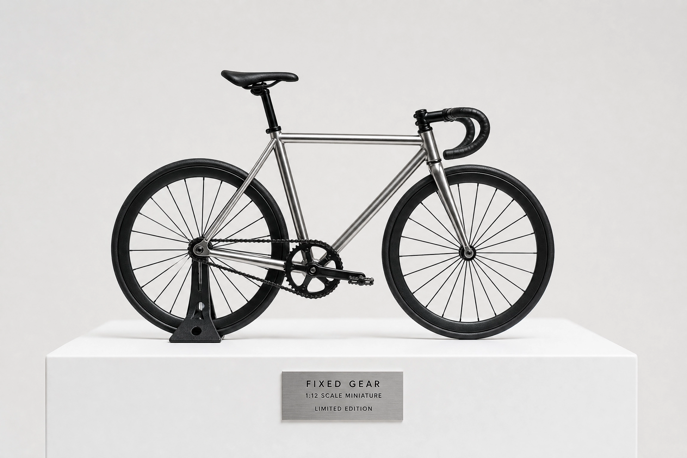 Fixed Gear Track Bike Miniature 1:12