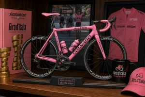 Giro d'Italia Pink Jersey Bicycle Statue